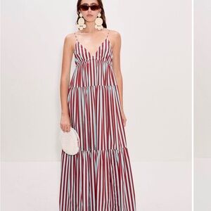 Simon Miller Romi Striped V-Neck Maxi Dress- New with tags!!